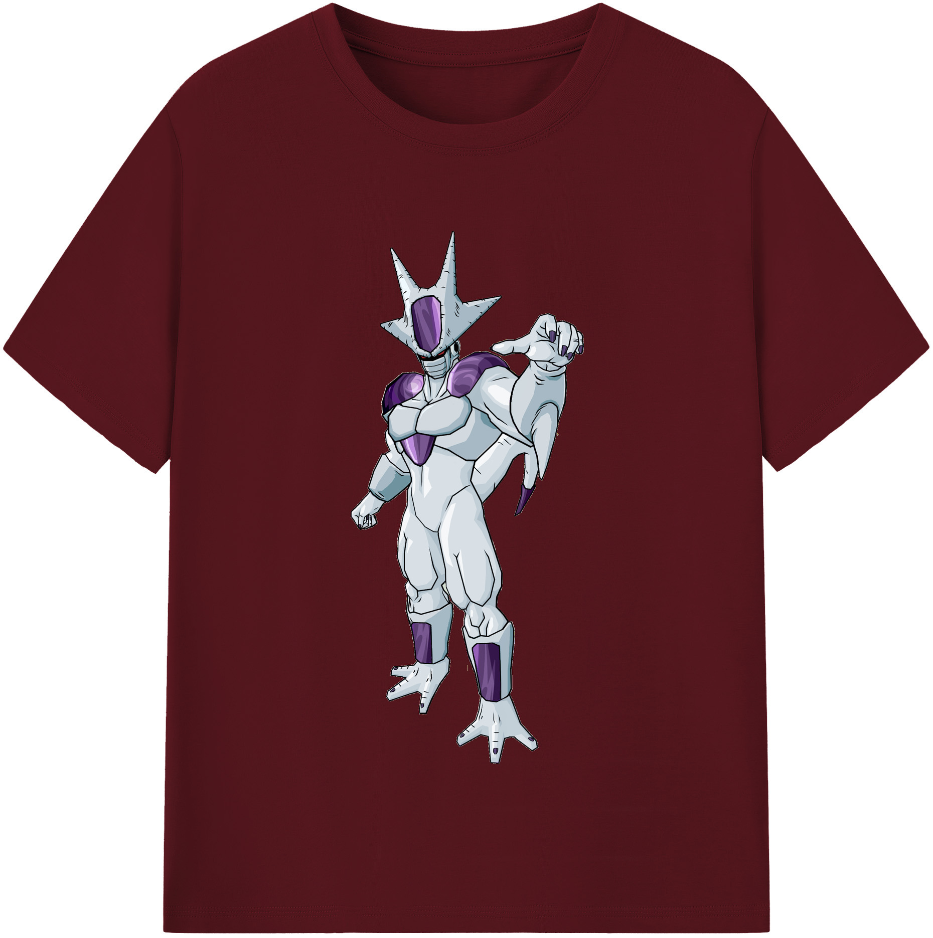（画像用） ドラゴンボール クウラ DRAGON BALL Cooler Coora 綿100％半袖Tシャツ（フロントプリント）